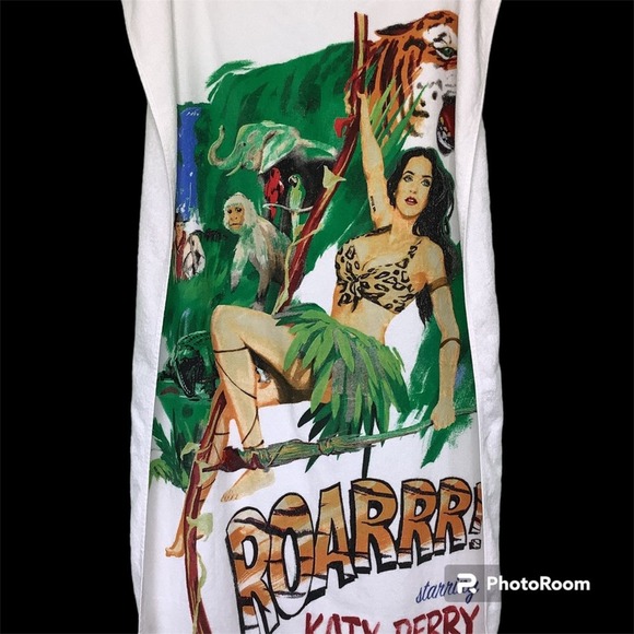 Katy Perry ROARRR! Beach Towel Pro Towels 100% Cotton Jungle Screen Print - Picture 3 of 13